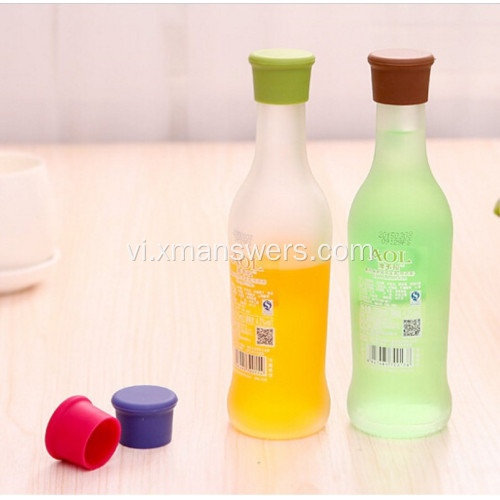 Nút chai rượu silicone được cá nhân hóa với logo tùy chỉnh